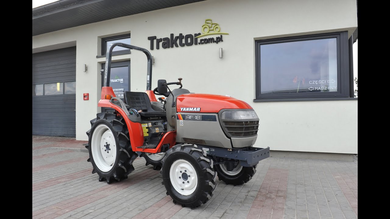 Traktor Yanmar AF18 4x4 18KM japoński mini traktorek ogrodowy www.TRAKTOR.com.pl