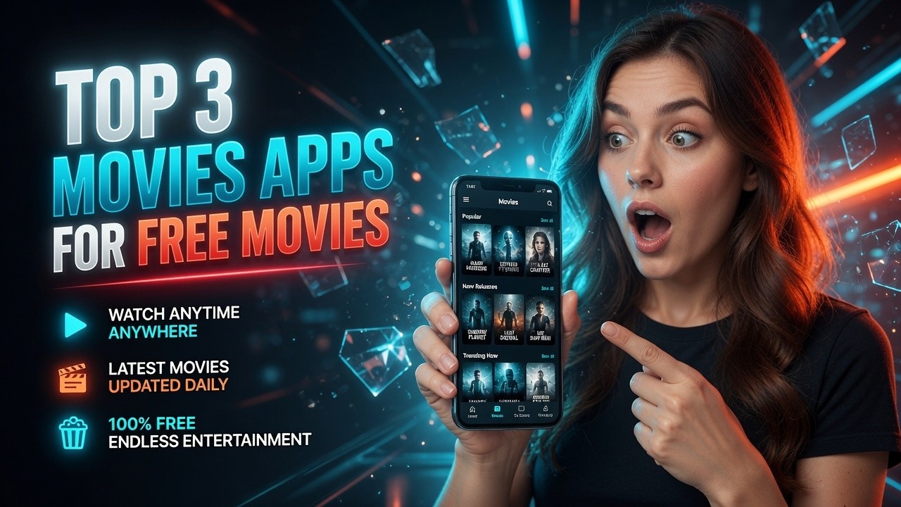 Top 3 FREE Movie Apps to Watch Movies & TV Shows in 2026  (100% Legal & Free)