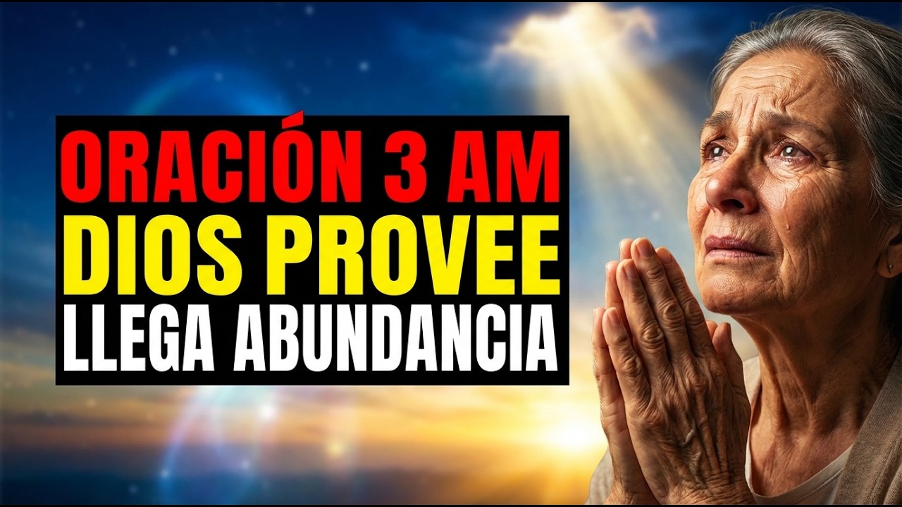 La oración de las 3 AM que atrae abundancia antes de que salga el sol