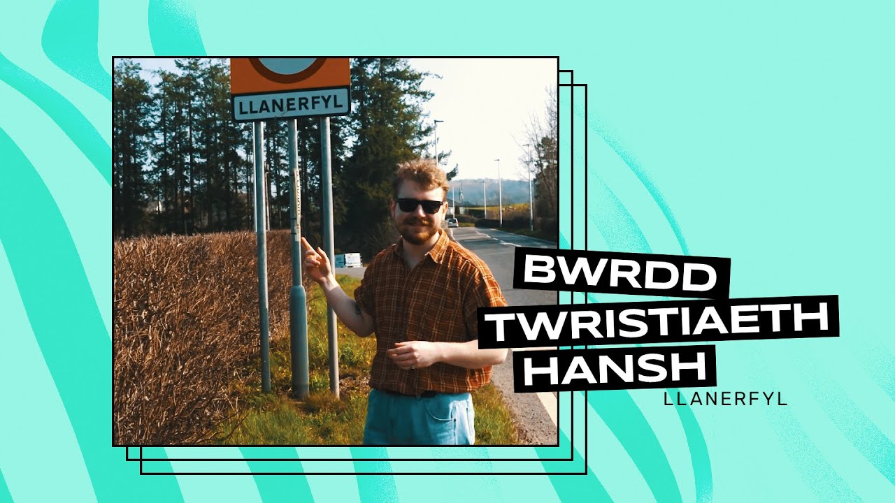 Bwrdd Twristiaeth Hansh - Llanerfyl