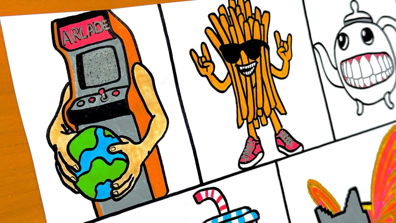 Drawing NEW ITALIAN BRAINROT: Sala Giochi Braccia Planetaria, Swag Fries