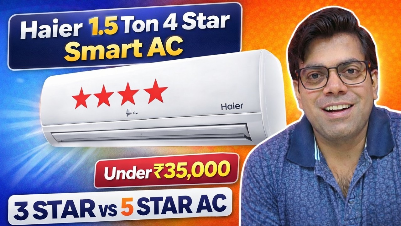 Haier 1.5 Ton 4 Star AC Review 2026 | 35,000 Budget Mein Worth Hai?