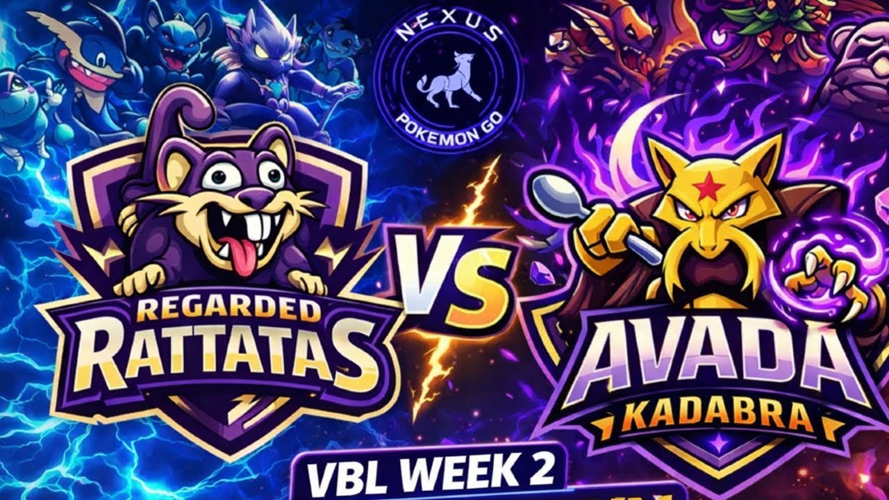 VBL Week 2 Clash ⚔️ Regarded Ratattas vs Avada Kadabra | Mind Games & Misplays in Pokemon Go