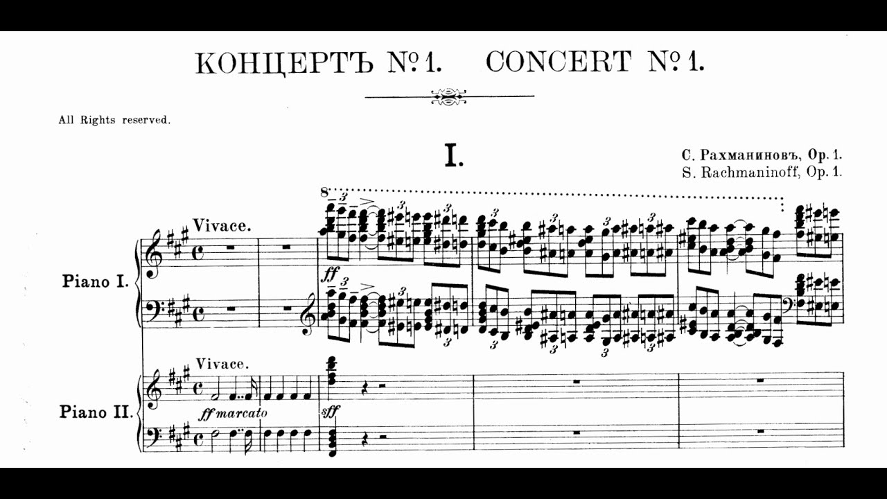 Rachmaninov plays Piano Concerto No.1 Op.1 (Rachmaninov/Ormandy | 1942)