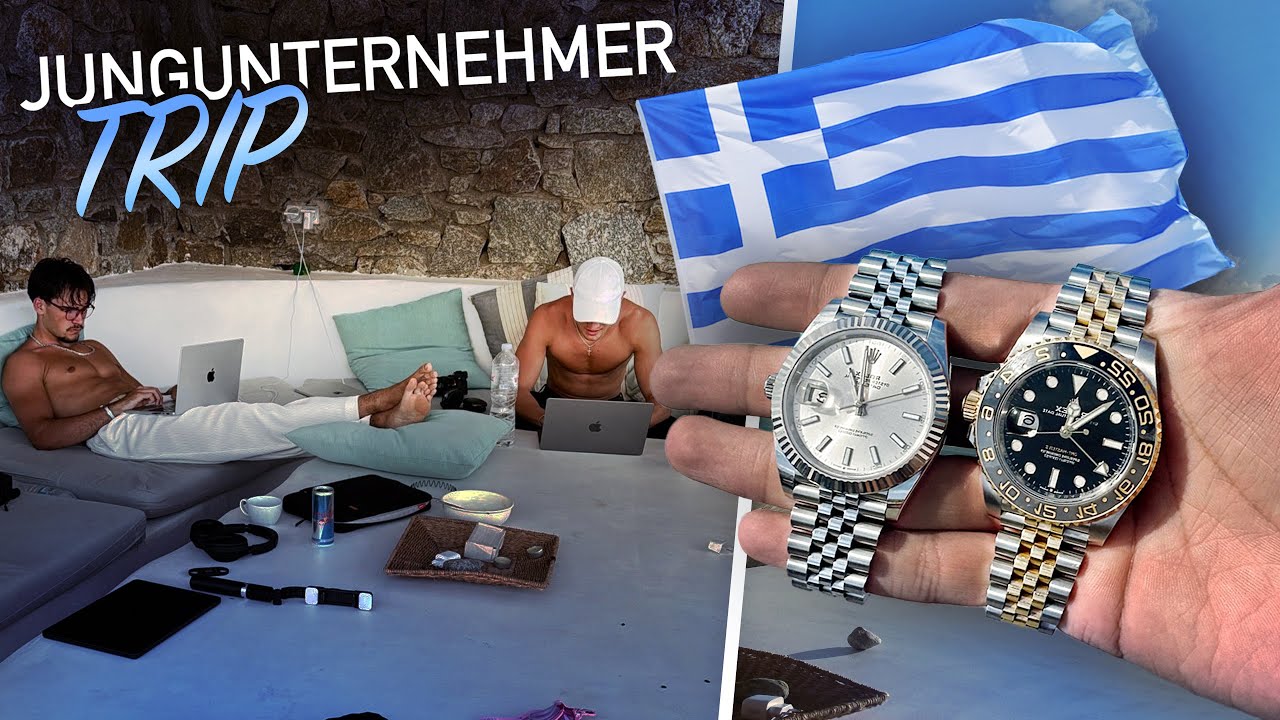 Jungunternehmer verdienen Geld im Urlaub | 12.000€ Mykonos Trip 💰