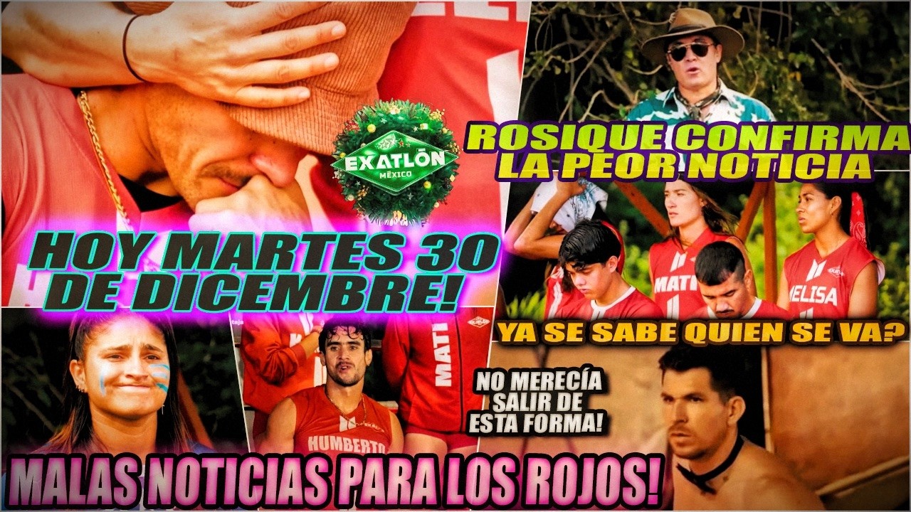 HOY MARTES 30 EN EXATLON🔥 ROSIQUE CONFIRMA LO PEOR, UN ATLETA QUEDA FUERA Y YA SABE QUIEN SE VA?
