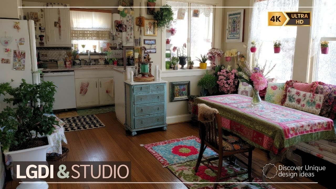 Vintage Charm Meets Rustic Beauty Grandmacore Cottage Decor With Upcycled Fabrics