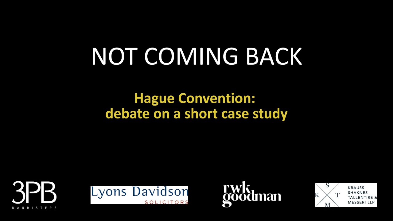 Hague Convention: debate on a short case study