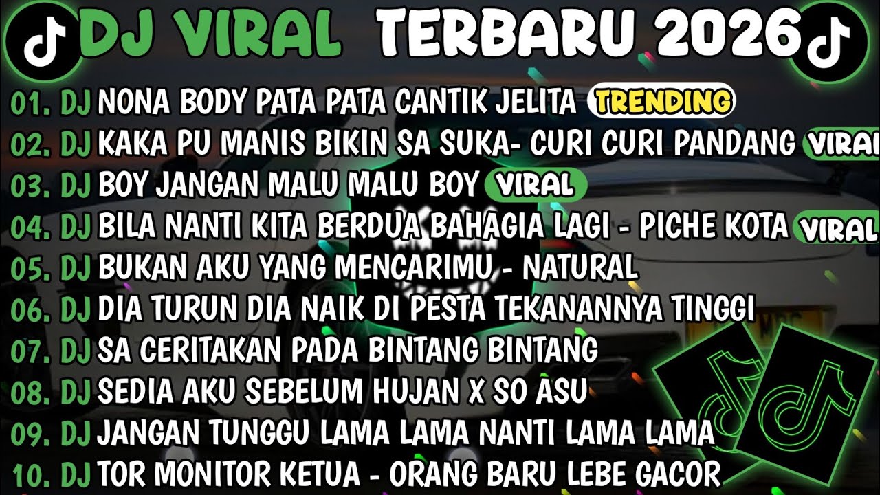 DJ TIKTOK TERBARU 2026-🎵DJ BODY PATA PATA CANTIK JELITA 🎵DJ KAKA PU MANIS BIKIN SA SUKA FULL ALBUM