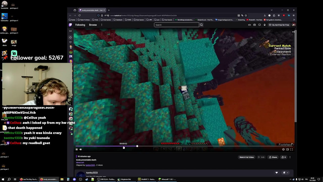 🔴 Gold Gold Gold.. 🚩MCSR Ranked Speedrunning !pb !stats