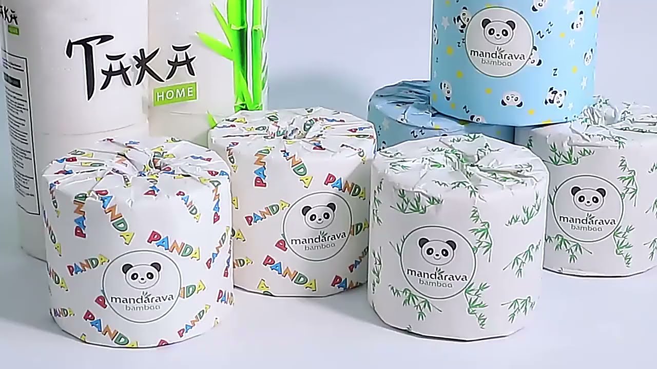 Hewbonn bamboo pulp toilet tissue paper product wholesale