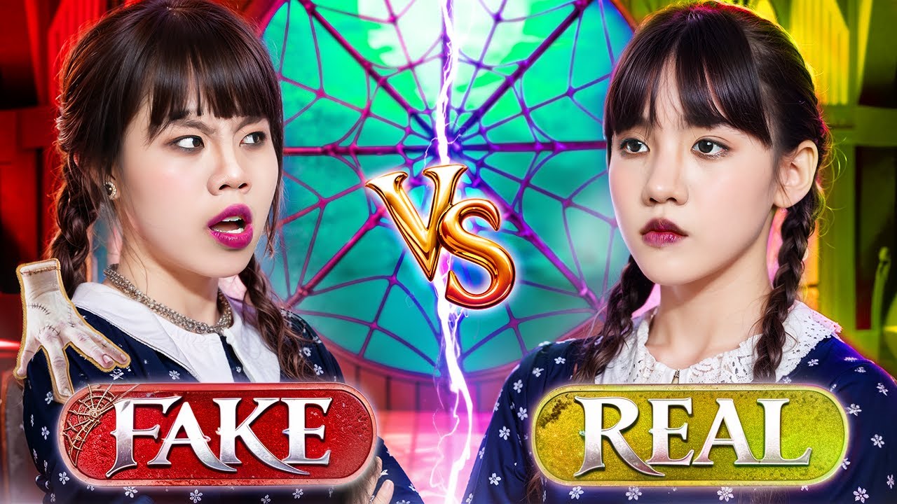 Real Wednesday Vs Fake Wednesday! Baby Doll Jealous Of New Classmate