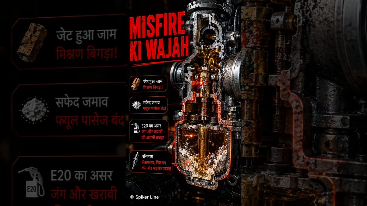 Ethanol Petrol Se Carburetor Kharab? Asli Wajah ANDAR Se #spikerlinemotogarage #leadedpetrol