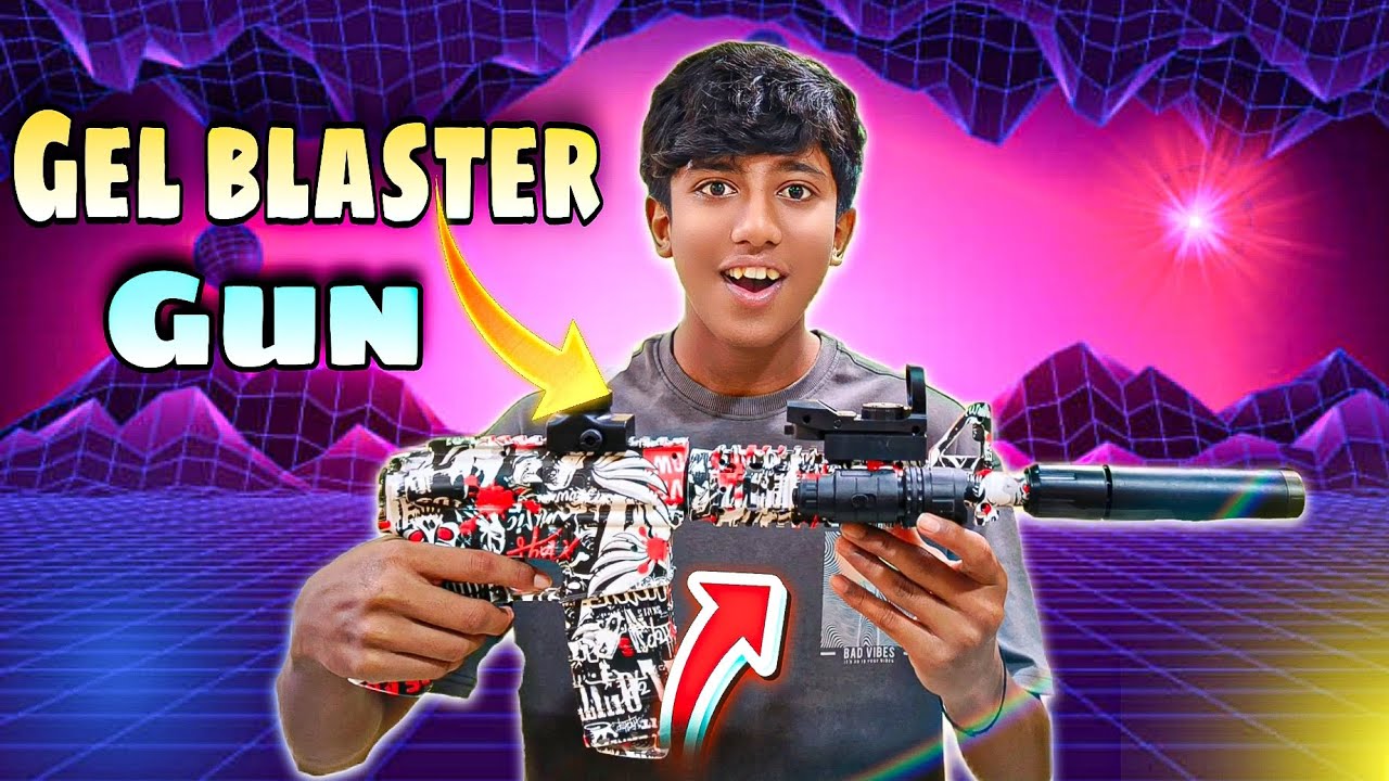 M4a1 Gel Blaster With Drum Unboxing - 2025 Electric Splatter Ball Toy Gun 🔫