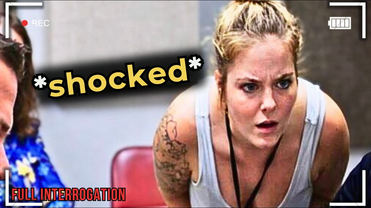 Evil Girl Realizes She Goes To Jail After Detectives Reveal Evidence Tape