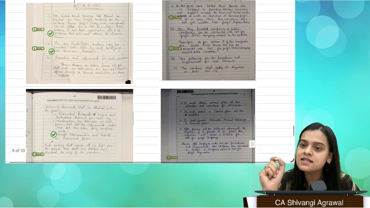 Write Like This & Gain Extra Marks in CMA Law Paper!