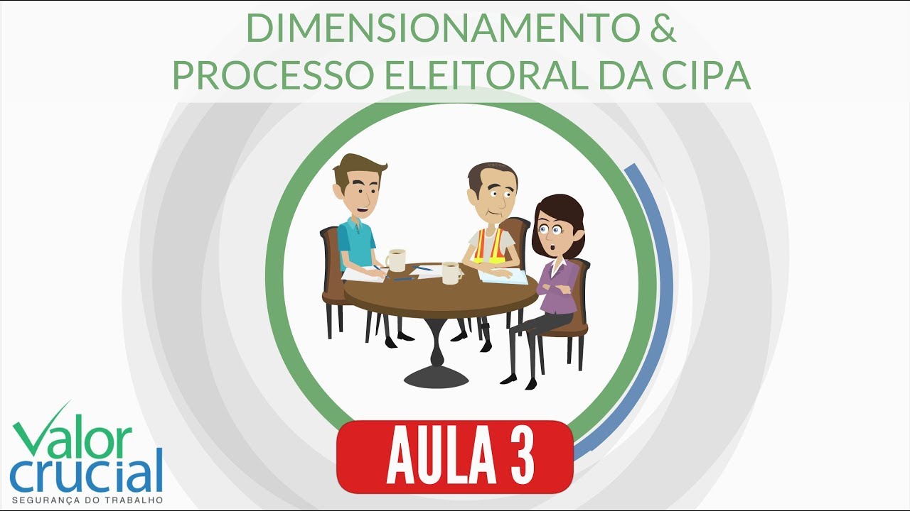 Dimensionamento da CIPA + Eleições da CIPA  Aula 3 ⛑️ Curso Online