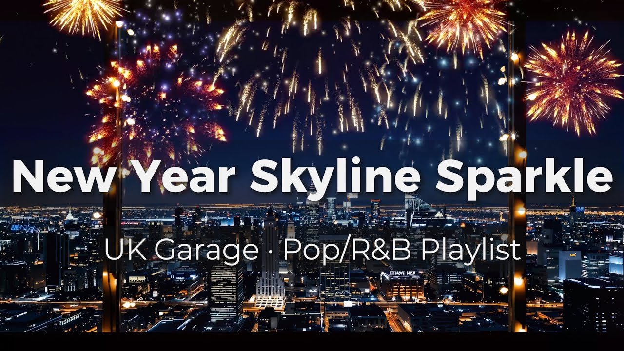 New Year Skyline Sparkle | UK Garage · R&B Playlist · Night Drive · 12:01 AM