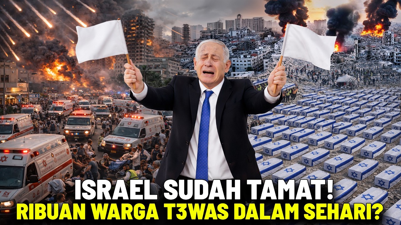 GELOMBANG SERANGAN BALASAN KE-6! Rudal Balistik Iran-Lebanon Guncang Israel, Tel Aviv Rata dgn Tanah