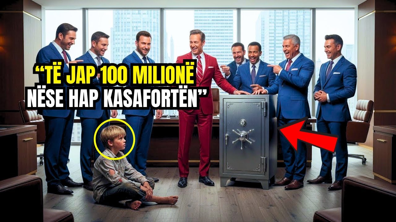 “DO TË TË JAP 100 MILIONË NËSE HAP KASAFORTËN” — MILIONERI QESHI… DERI SA DJALI E TRONDITI