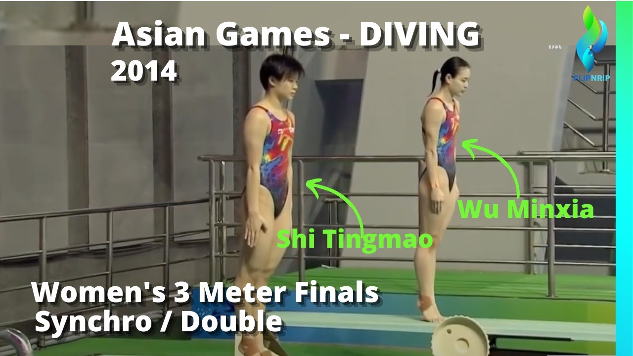 2014 Asian Games - Womens 3 Meter double Synchro diving - Incheon, South Korea