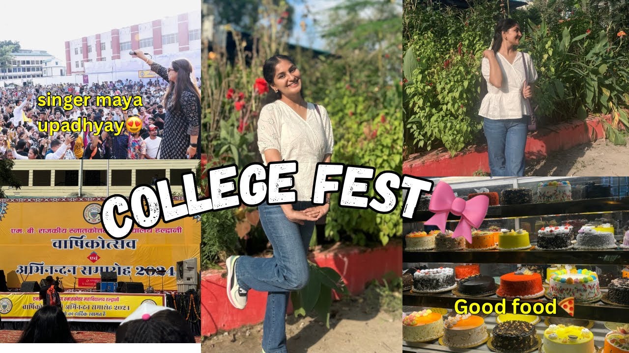 College annual fest vlog💃