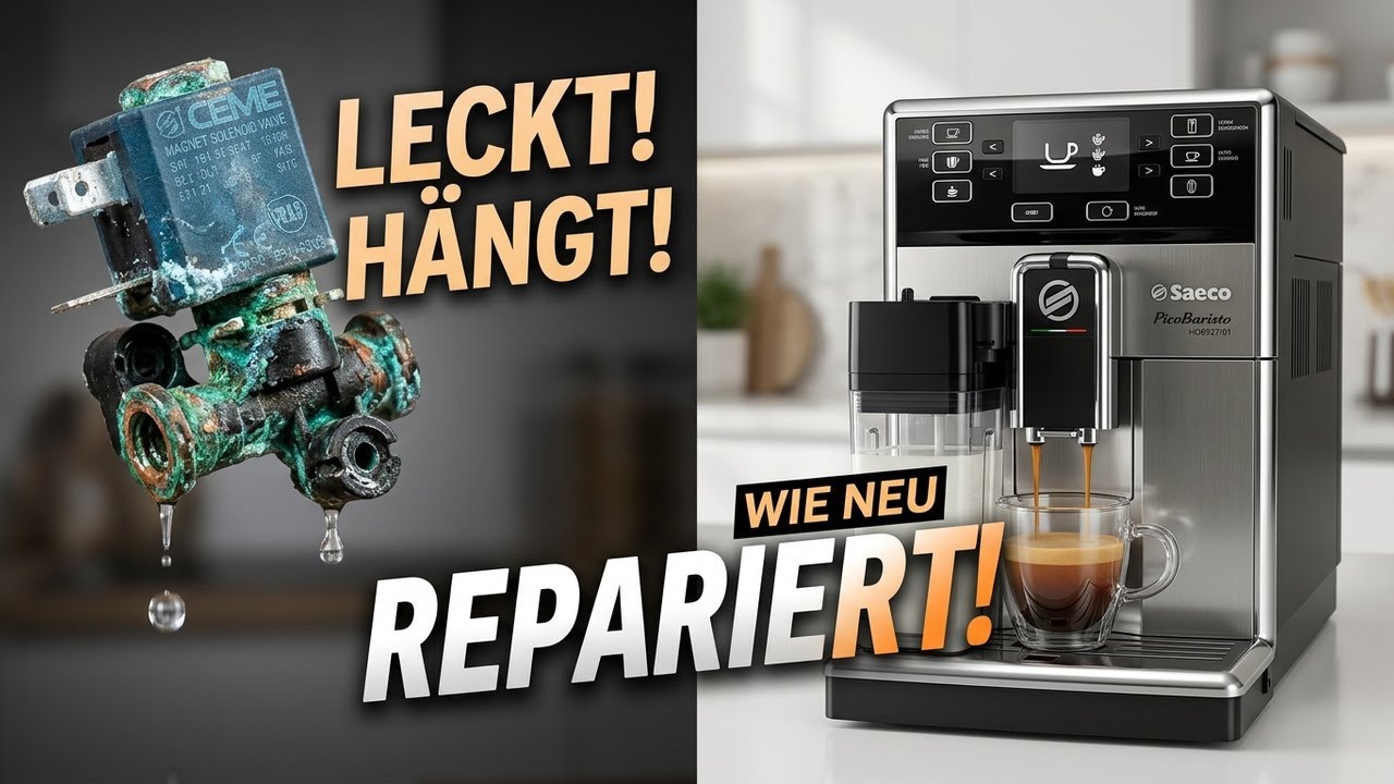 Saeco Philips Magnetventil bleibt Hängen Reparatur und Lösungen für viele Kaffeemaschinen. delonghi