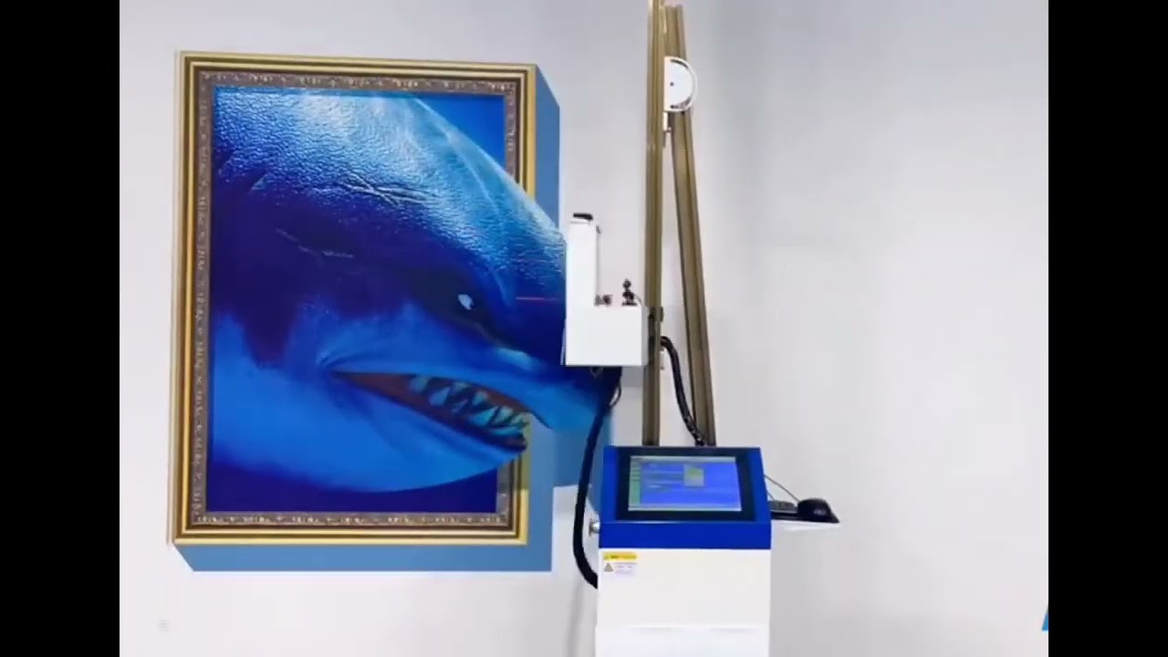 Track-mounted Wall Inkjet Printer #wallprinter #wallprinting #wall