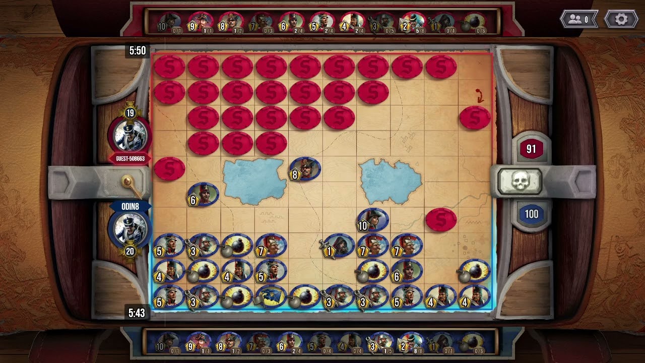 Stratego, Rank 19, 48%