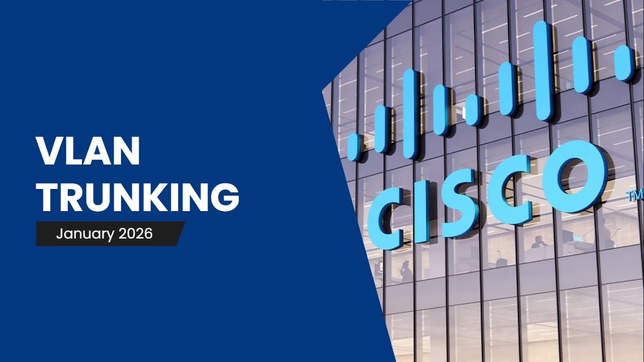 CCNA 200 - 301 Part 1 II VLAN & TRUNKING