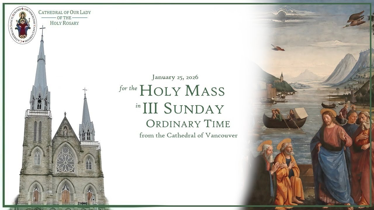 Vancouver Cathedral Live - Sunday, January 25 at 11 AM