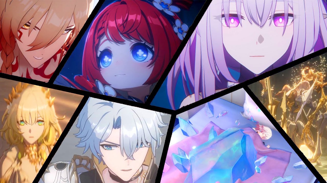 Honkai Star Rail 3.0 Main Story All Cutscene : AMPHOREUS TITAN Ending Battle & March 7th Freeze