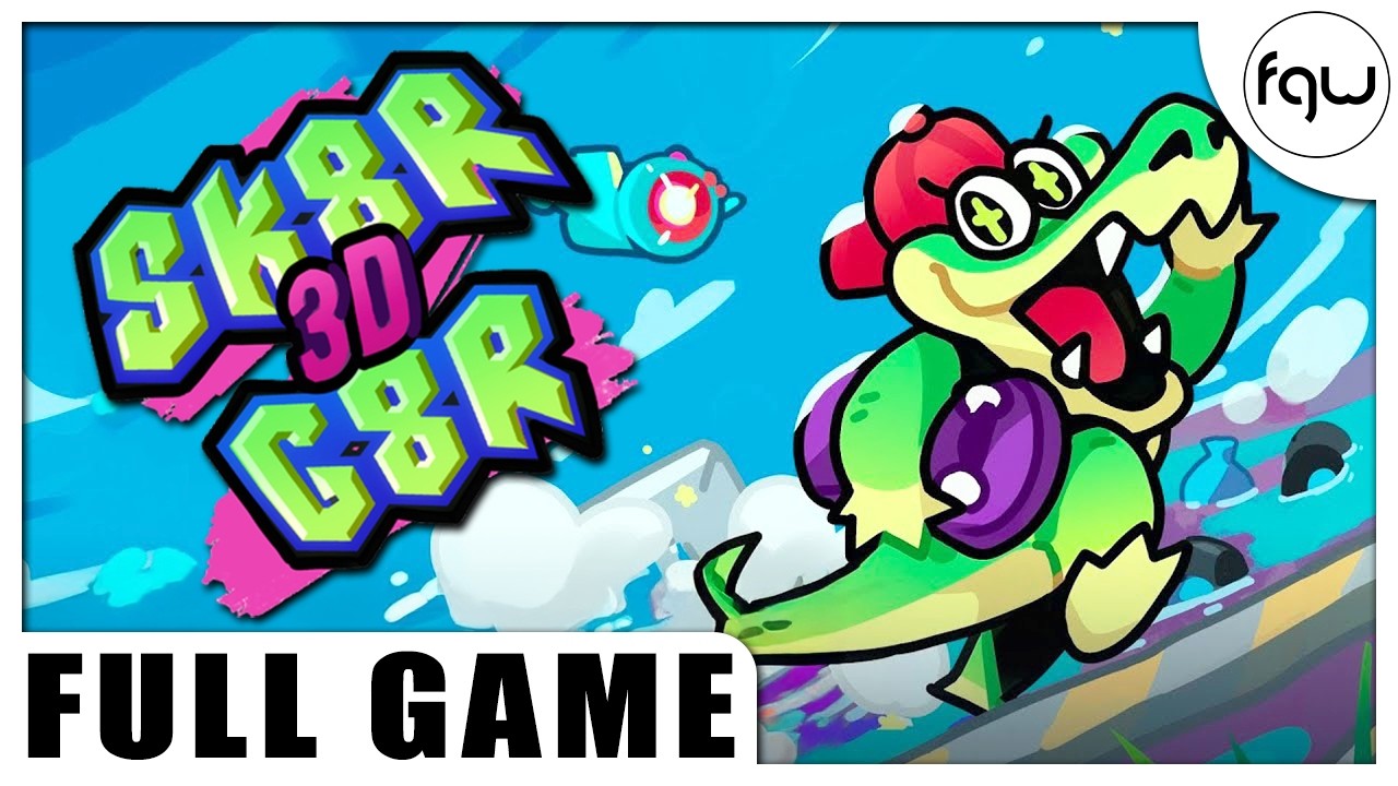 SKATOR GATOR 3D Gameplay Walkthrough FULL GAME (PC 4K 60FPS) - No Commentary