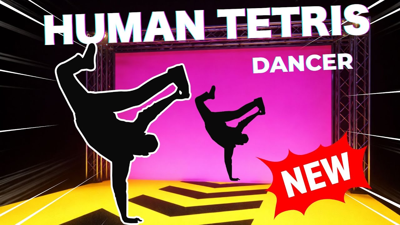 HUMAN TETRIS | Immersive Interactive Warm Up | Dance Version