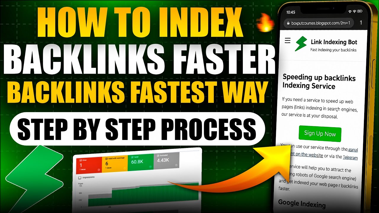 How to Index Backlinks faster | Fastest Way to Index Backlinks in Google ✅