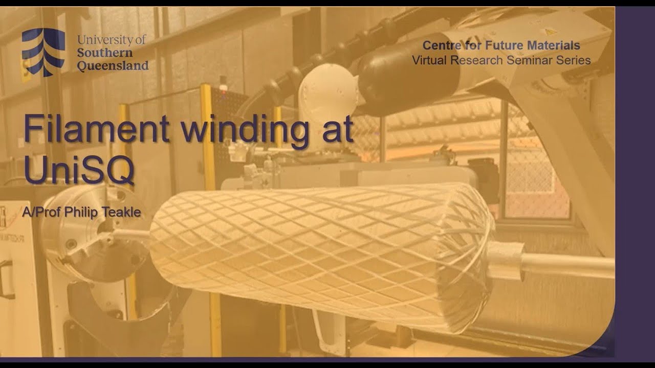 A/Prof Phil Teakle - Filament Winding at UniSQ