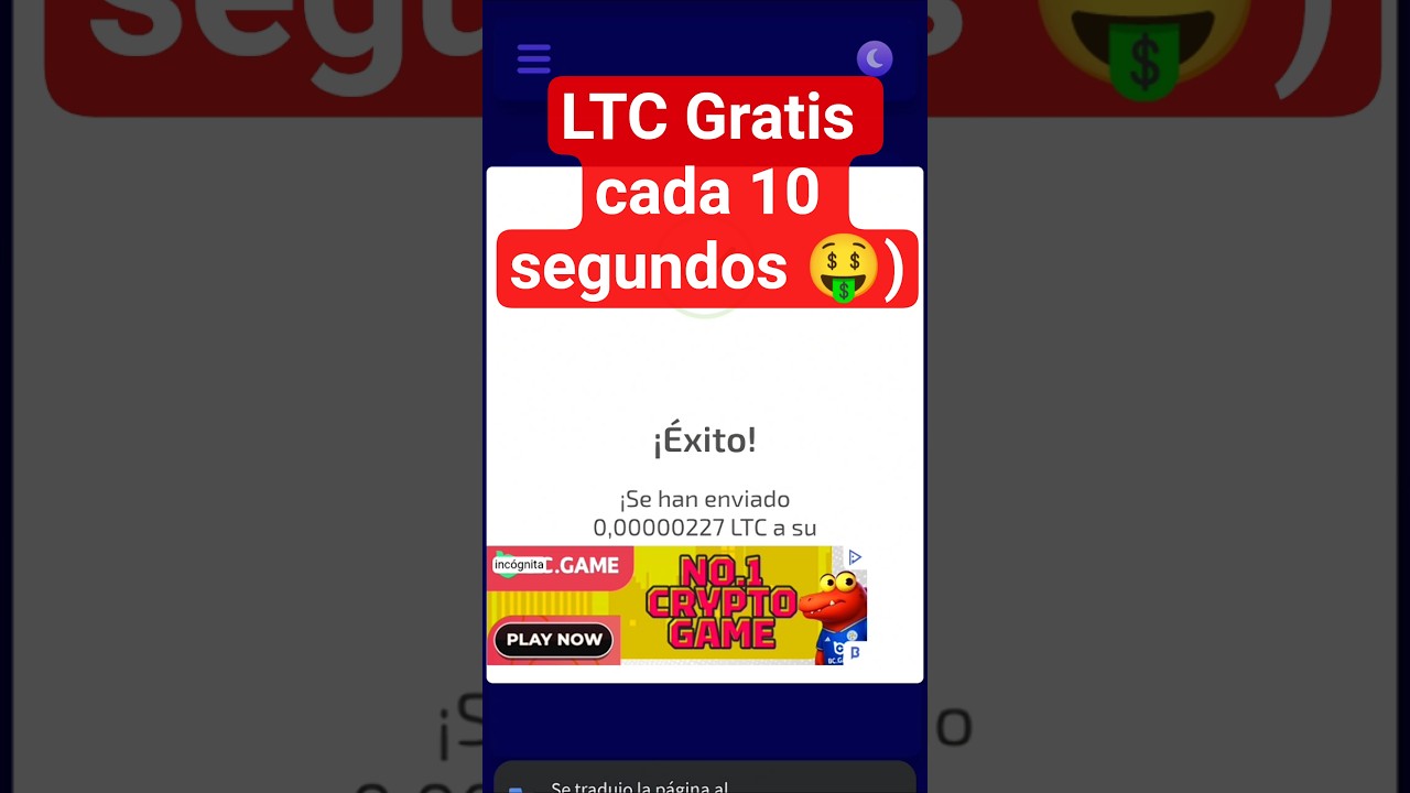 💸 &iexcl;GANA Litecoin CADA 10 Segundos! (Criptomonedas SIN INVERTIR)#faucetpay #faucet #gratis