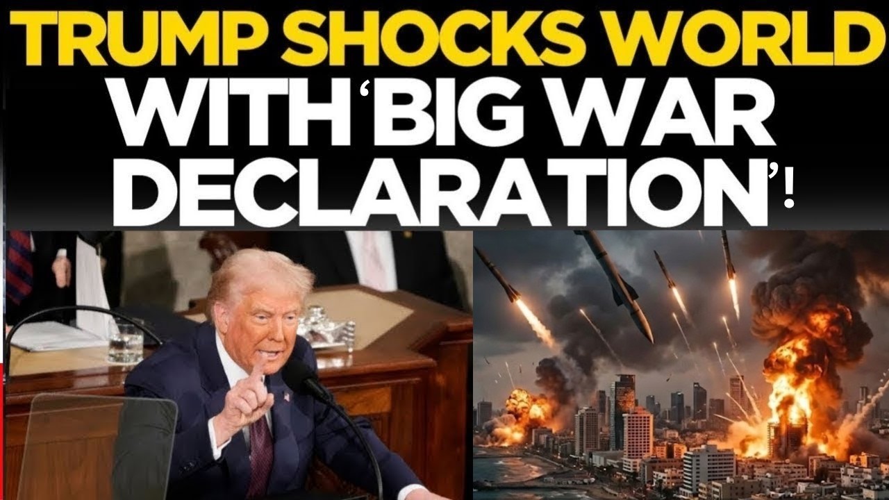 Trump LIVE: Trump SHOCKS World With BIG WAR Declaration | Destroy Iran | Israel | Tel Aviv | US News