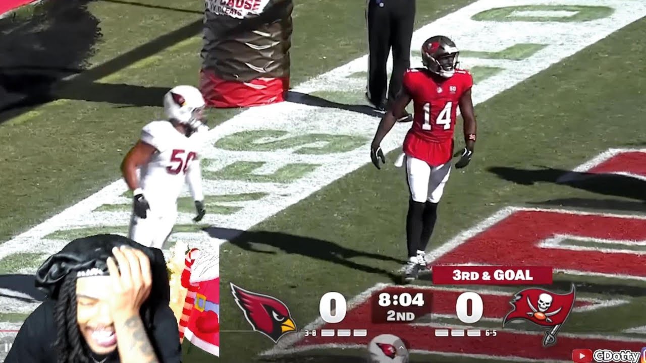 2 MAN RACE.... BUCS vs Cardinals NFL Week 13 Highlights (reaction)
