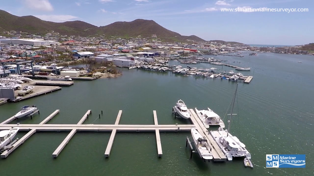 Port de Plaisance, IWW & Isla Del Sol marinas in St Maarten after hurricane Irma