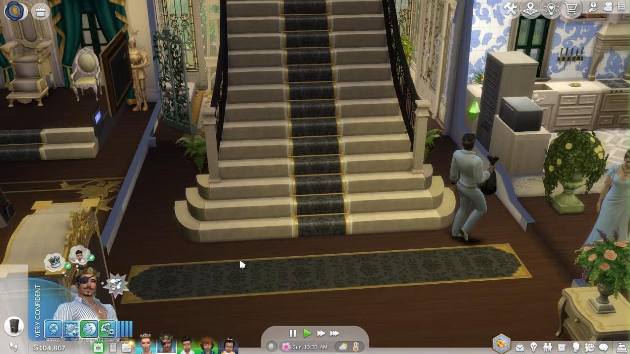 The Sims 4 Myforever World basegame plus The Thebe family p70