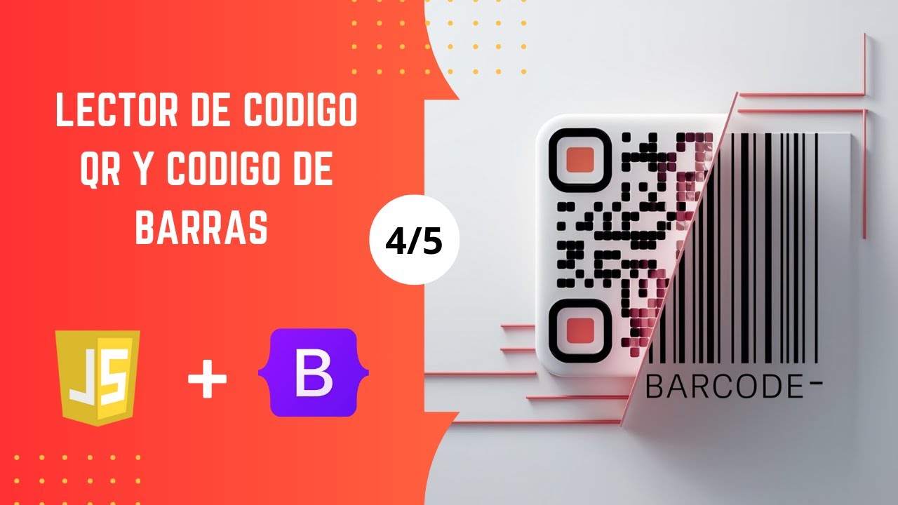 Escáner o lector de código de barras y códigos QR  con JavaScript (4/5-avanzado)