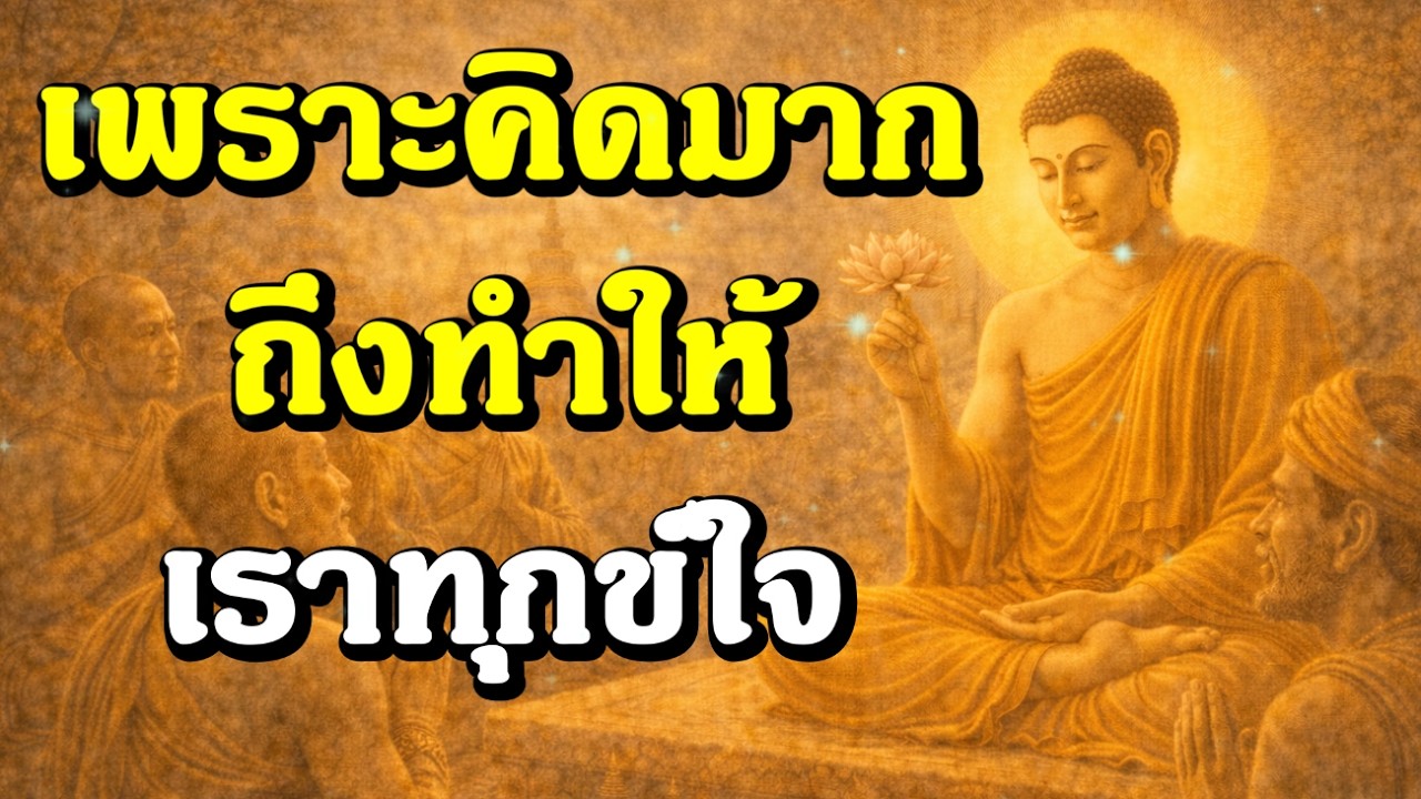 เพราะคิดมากถึงทำให้เราทุกข์ใจ | ฟังธรรมะก่อนนอน , ฟังธรรมก่อนนอน | Ep.237
