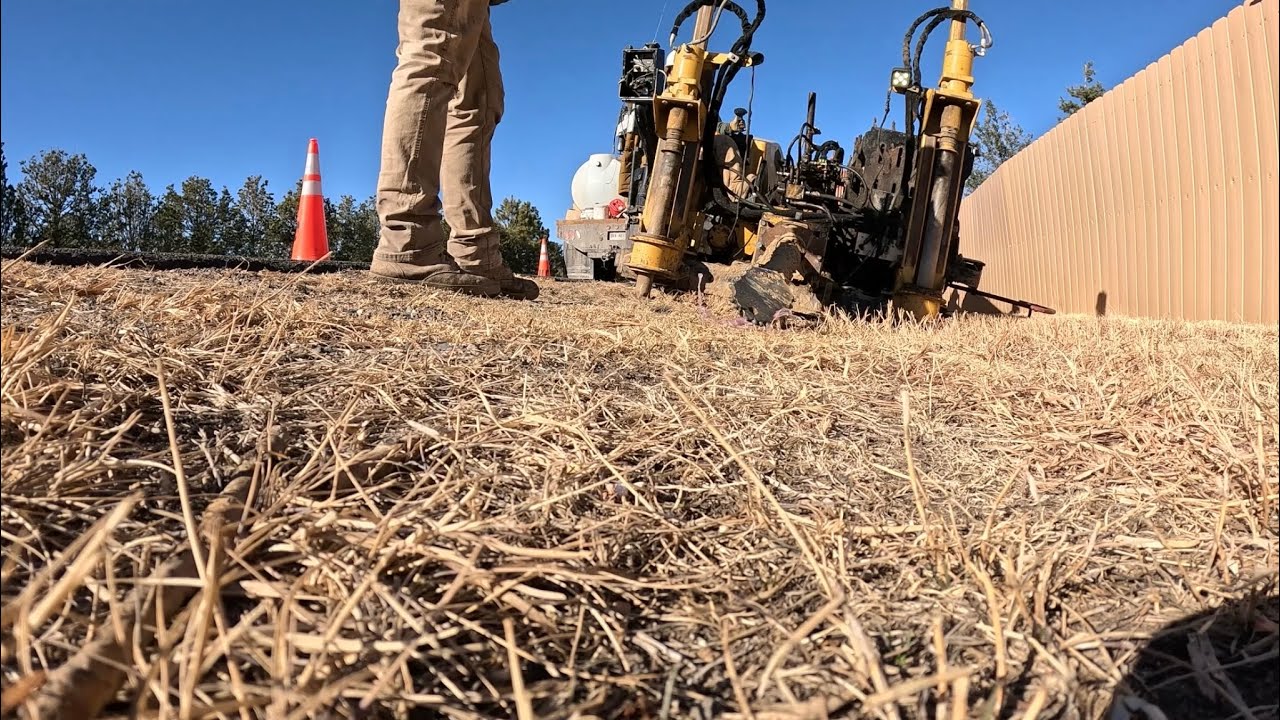 Drilling 500 feet, installing conduit for fiber. #20