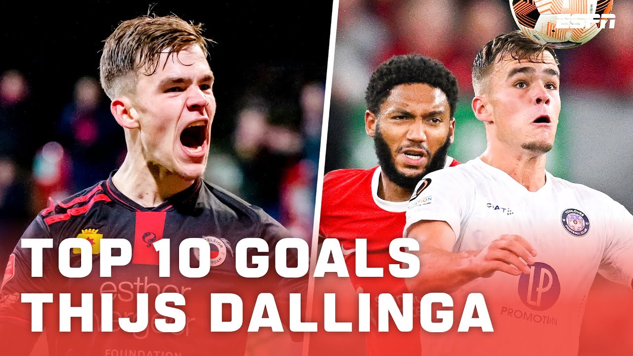 De 1️⃣0️⃣ MOOISTE Doelpunten van THIJS DALLINGA 🎯🔝