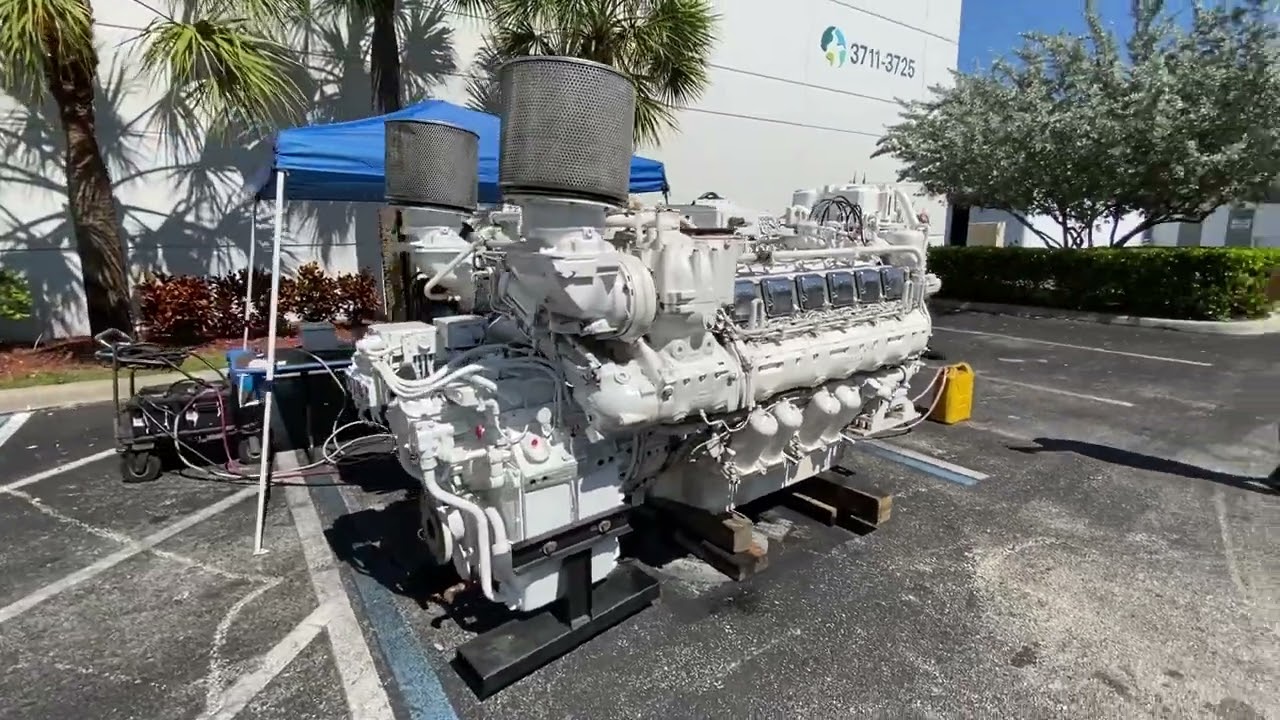 MTU 12 V 396 TE84, 2011hp @ 1900rpm.