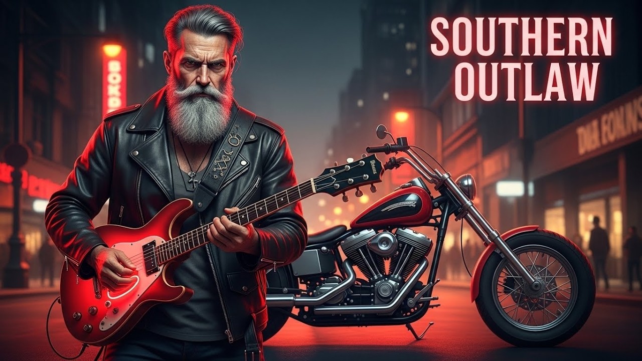 When Loud Rock Meets the Midnight Highway #highwaymusic #rockoutlaw #nightdrive