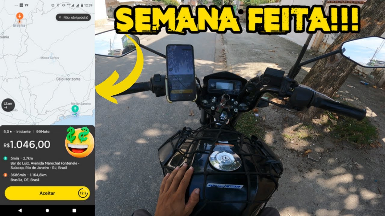 CORRIDA DE MIL REAIS NA 99 MOTO!! 🤑