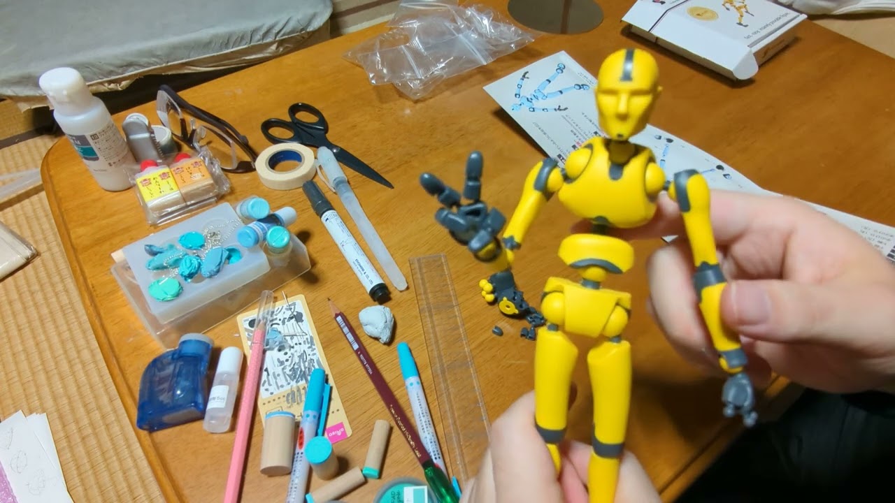 可動フィギュアStickybonesが届いたので組み立て＋遊んでみた