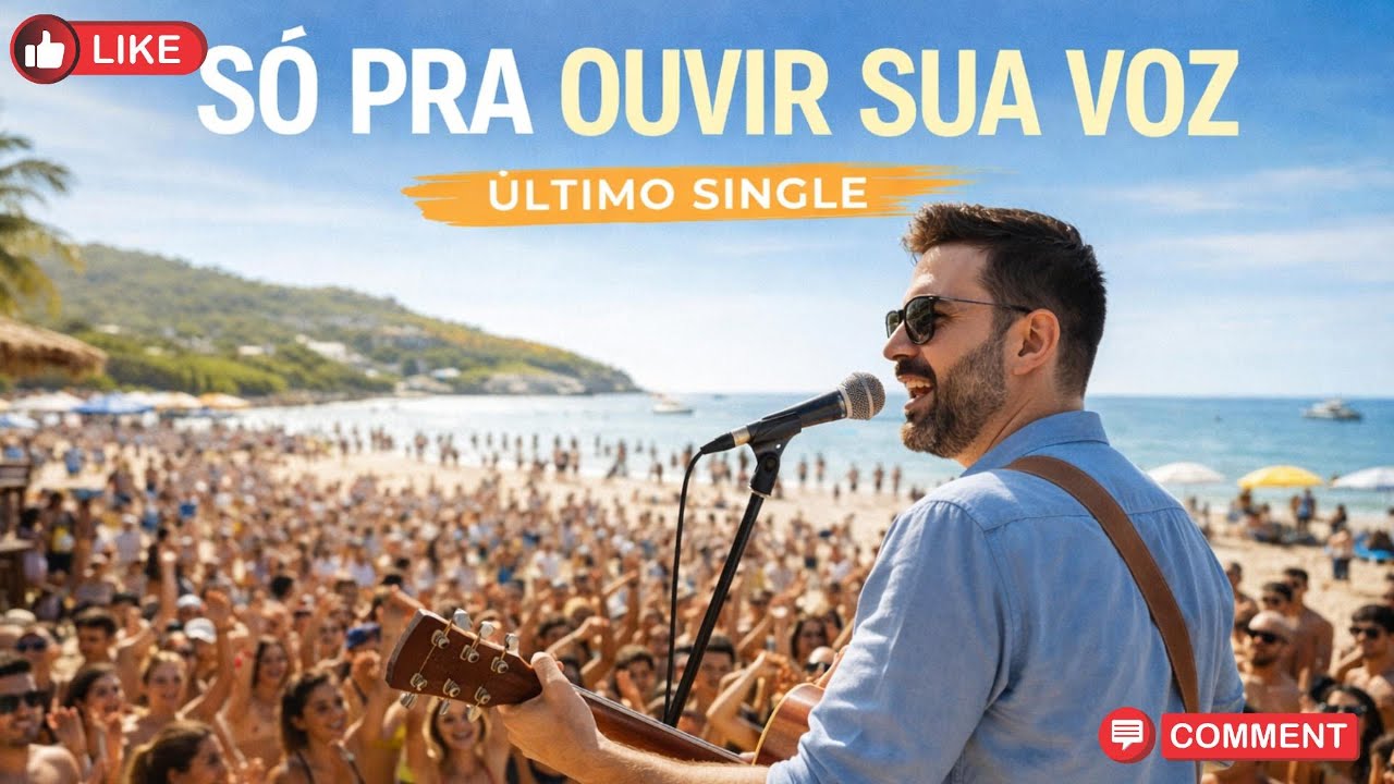 Só Pra Ouvir Sua Voz #SóPraOuvirSuaVoz#MúsicaNova#Sertanejo2026#Romântico#ShowNaPraia